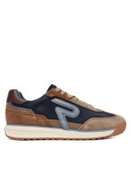 REPLAY Sneakersy GMSIB .000.C0002L Granatowy. Niebieskie buty sportowe casual Replay, bez wzorów, ze skóry, bez zapięcia. Za 419.99 zł.
