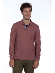 The Time of Bocha Koszulka polo w kolorze szaroróżowym rozmiar: L. Różowe koszulki polo The Time of Bocha, l, bez wzorów, z bawełny, bez kołnierzyka, bez ramiączek. Za 113.99 zł.