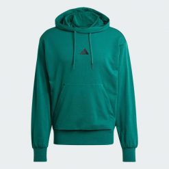 Bluza z kapturem Essentials Feelcozy French Terry. Czarne bluzy Adidas, xs, bez wzorów, z bawełny, z kapturem. Za 219.00 zł.