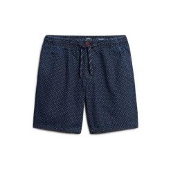 Szorty bermudzkie Superdry Indigo. Niebieskie szorty Superdry, m, bez wzorów, vintage. Za 349.55 zł.