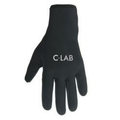 Zimowe rękawiczki rowerowe - Alps - Czarne. Czarne rękawiczki C-LAB, na zimę, bez wzorów. W wyprzedaży za 131.25 zł.