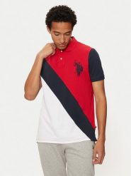 U.S. Polo Assn. Polo MUP3628 Kolorowy Regular Fit. Koszulki polo U.S. Polo Assn., m, bez wzorów, z bawełny, bez kołnierzyka, bez ramiączek. Za 149.99 zł.