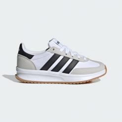 Buty Run 70s 2.0. Czarne buty turystyczne Adidas, bez wzorów, z gumy, bez zapięcia, do biegania. Za 239.00 zł.