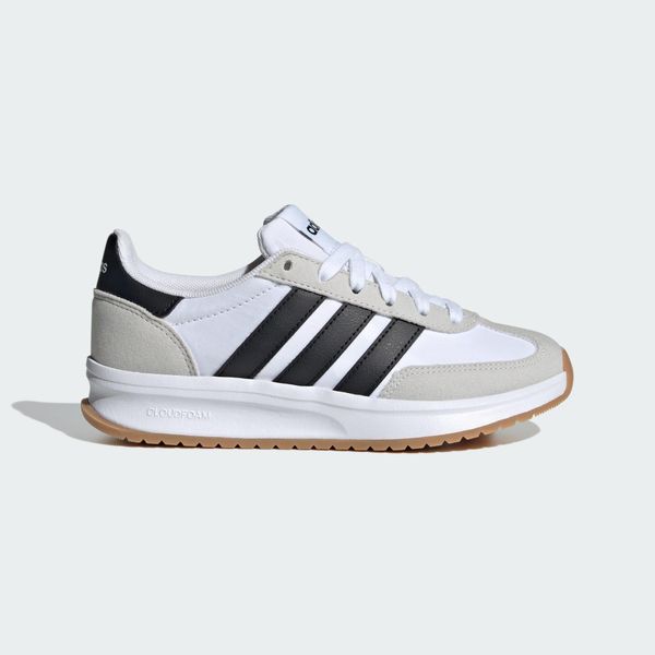 Buty Run 70s 2.0. Czarne buty turystyczne Adidas, bez wzorów, z gumy, bez zapięcia, do biegania. Za 239.00 zł.
