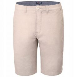 Bawełniane Męskie Krótkie Spodenki (Szorty) - Pako Jeans - Beż. Szorty Pako Jeans, m, bez wzorów, z bawełny, klasyczne. Za 149.00 zł.