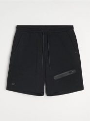 Szorty - czarny. Czarne krótkie spodenki sportowe Sinsay, l, bez wzorów. W wyprzedaży za 39.99 zł.