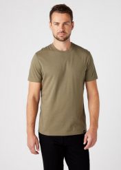 WRANGLER SS 2 PACK TEE MĘSKI T-SHIRT KOSZULKA DWUPAK DUSTY OLIVE W7BADHX45 112146280. Zielone t-shirty Wrangler, m, bez wzorów, bez kołnierzyka, bez ramiączek. Za 119.99 zł.