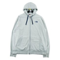 Second life - Bluza męska z kapturem na suwak The North Face - Stan dobry. Szare bluzy z kapturem The North Face, l, bez wzorów, z materiału, z kapturem. Za 127.76 zł.