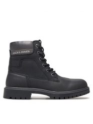 Jack&Jones Trapery 12243421 Szary. Szare trapery Jack&Jones, ze skóry, bez zapięcia. Za 379.99 zł.