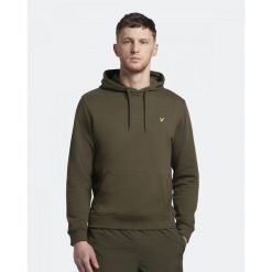 Bluza z kapturem Lyle&Scott. Zielone bluzy z kapturem LYLE AND SCOTT, s, bez wzorów, z bawełny, z kapturem. Za 275.00 zł.