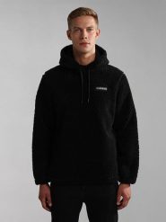 Napapijri Bluza "Morgex" w kolorze czarnym rozmiar: S. Czarne bluzy Napapijri, s, bez wzorów, z kapturem. Za 190.18 zł.