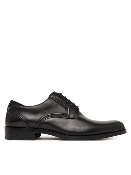 Clarks Półbuty CraftRemi Lace 26186387 Czarny. Czarne eleganckie półbuty Clarks, bez wzorów, ze skóry, bez obcasa, bez zapięcia. Za 419.99 zł.