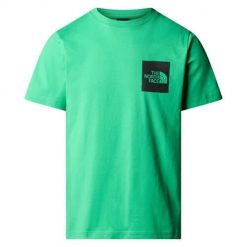 Koszulka sportowa męska The North Face Fine Tee Tnf. Zielone t-shirty sportowe The North Face, bez wzorów, z bawełny, bez ramiączek. Za 219.99 zł.