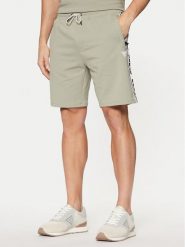 Guess Szorty sportowe Z2YD02 K6ZS1 Zielony Loose Fit. Zielone krótkie spodenki sportowe Guess, m, z aplikacjami, z bawełny. Za 259.99 zł.