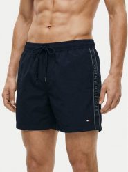 Tommy Hilfiger Szorty kąpielowe UM0UM03730 Granatowy Regular Fit. Niebieskie kąpielówki Tommy Hilfiger, m, bez wzorów, z syntetyku. Za 249.99 zł.