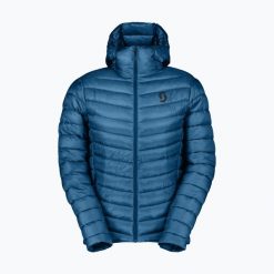 Kurtka ocieplana męska SCOTT Insuloft Tech Primaloft Hoody. Niebieskie kurtki Scott, m, bez wzorów, z puchu, bez kaptura. Za 589.99 zł.