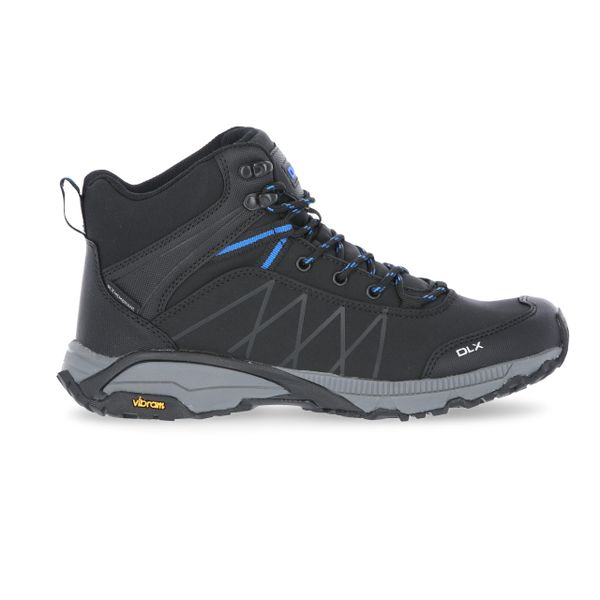 Dlx Rhythmic Ii - Męskie buty Dlx S/shell czarne. Czarne buty turystyczne DLX, bez wzorów, z softshellu, bez zapięcia, trekkingowe. Za 292.30 zł.