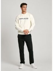 Pepe Jeans Bluza "Dylan" w kolorze kremowym rozmiar: L. Brązowe bluzy Pepe Jeans, l, bez wzorów, z bawełny, bez kaptura. Za 241.45 zł.