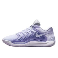 Nike KD 17 B.A.D. Fioletowe buty do koszykówki Nike, bez zapięcia, do koszykówki. Za 1,792.31 zł.