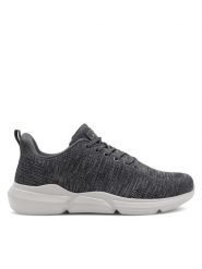 Lanetti Sneakersy MP07-21807-01 Szary. Szare buty sportowe casual Lanetti, bez wzorów, z materiału, bez zapięcia. Za 99.99 zł.
