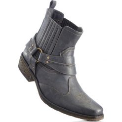 Kozaki kowbojki Mustang bonprix szary. Kozaki marki bonprix. Za 169.99 zł.