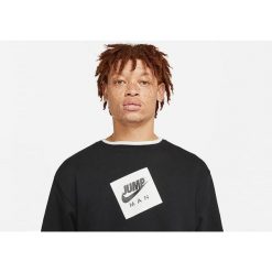 Bluza męska nike air jordan jumpman classics crew black. Czarne bluzy Nike, m, bez wzorów, bez kaptura. Za 269.00 zł.