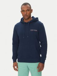 Tommy Hilfiger Bluza Color Photo MW0MW39151 Granatowy Regular Fit. Niebieskie bluzy Tommy Hilfiger, m, bez wzorów, z bawełny, bez kaptura. Za 559.99 zł.