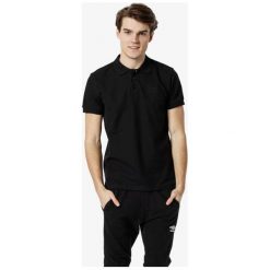 Umbro Polo Venlo , czarny, rozmiar M. Czarne koszulki polo sportowe Umbro, m, bez wzorów, z bawełny, bez kołnierzyka, bez ramiączek. W wyprzedaży za 63.99 zł.