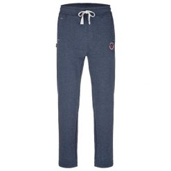 Spodnie dresowe LOAP Ednik męskie, S. Fioletowe spodnie materiałowe ZENZIMAT, na co dzień, m, bez wzorów, z dresówki. Za 96.66 zł.