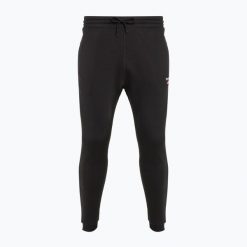 Spodnie Reebok Identity Small Logo Fleece Jogger. Czarne joggery i bojówki REEBOK FITNESS, bez wzorów, sportowe. Za 189.99 zł.