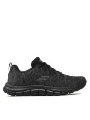 Skechers Sneakersy Front Runner 232298/BBK Czarny. Czarne buty sportowe casual Skechers, bez wzorów, z materiału, bez zapięcia. Za 169.99 zł.