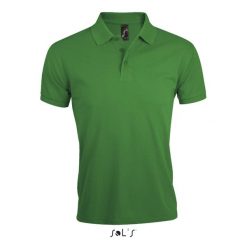 Polo Sol's Prime. Zielone koszulki polo SOL'S, m, bez wzorów, z bawełny, bez kołnierzyka, bez ramiączek. Za 135.00 zł.