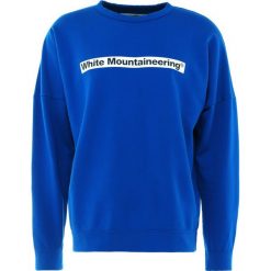 White Mountaineering DROP SHOULDER LOGO Bluza blue. Bluzy White Mountaineering. W wyprzedaży za 371.70 zł.