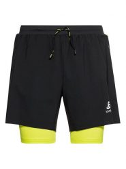 Odlo Szorty sportowe 2w1 "X-Alp" w kolorze czarnym rozmiar: XL. Czarne krótkie spodenki sportowe ODLO, xl, bez wzorów. Za 154.79 zł.