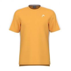 Koszulka z krótkim rękawem męska SLICE. Żółte t-shirty sportowe Head, bez wzorów, z bawełny, bez ramiączek, tenisowe. Za 314.99 zł.