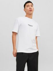 Jack & Jones Koszulka w kolorze kremowym rozmiar: S. Brązowe bezrękawniki Jack & Jones, s, bez wzorów, z bawełny, bez kołnierzyka, bez ramiączek. Za 57.47 zł.