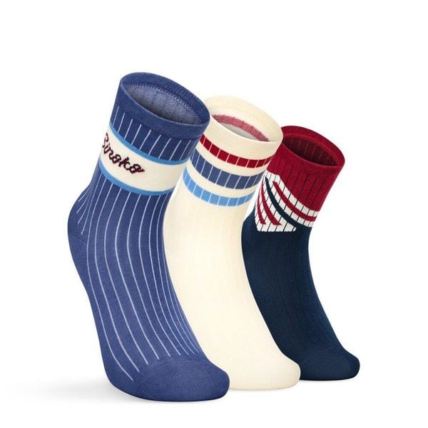 Ęce skarpetki bawełniane 3-pak Lifestyle Siroko Mini Club Navy. Niebieskie skarpety SIROKO, bez wzorów, z bawełny. Za 63.00 zł.