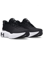 Under Armour Buty "Infinite Pro" w kolorze czarnym do biegania rozmiar: 45. Czarne buty do biegania Under Armour, bez wzorów, z dzianiny, bez zapięcia, do biegania. Za 331.75 zł.
