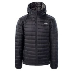 Kurtka męska pikowana Hi-Tec Cash - czarna, Rozmiar XL. Czarne kurtki Hi-tec, m, bez wzorów, z polaru, bez kaptura. W wyprzedaży za 249.99 zł.
