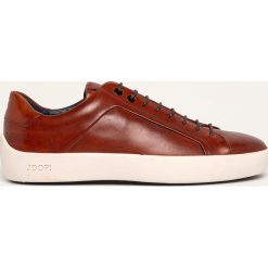Joop! - Buty skórzane. Żółte buty sportowe casual JOOP!, bez wzorów, z materiału, z okrągłym noskiem, bez zapięcia. Za 689.90 zł.