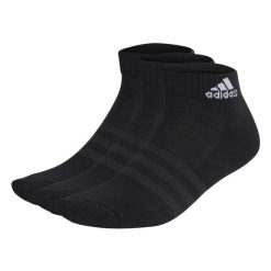 Skarpety stopki unisex Adidas 3 pary. Czarne skarpetki sportowe Adidas, bez wzorów. Za 59.00 zł.