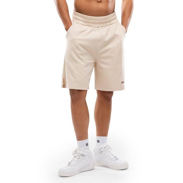 Męskie sportowe krótkie spodenki Lifestyle Siroko IBZ Bang Ivory. Białe krótkie spodenki sportowe SIROKO, m, bez wzorów, z dresówki. Za 168.00 zł.