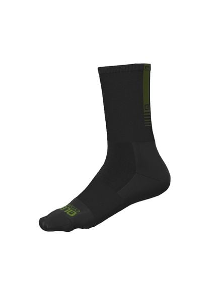 Skarpetki rowerowe Alé Cycling Thermo Green. Czarne skarpety ALÉ CYCLING, bez wzorów, z elastanu. Za 66.99 zł.