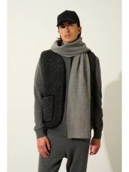 AUTHENTIC CASHMERE Kaszmirowy szal "Apolline" w kolorze szarym - 180 x 30 cm rozmiar: onesize. Szare szaliki AUTHENTIC CASHMERE, bez wzorów, z kaszmiru. Za 369.99 zł.