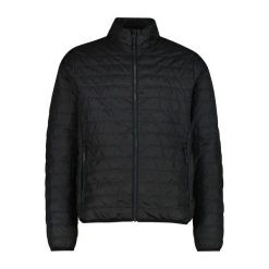 Pikowana kurtka puchowa CMP. Czarne kurtki CMP, xl, bez wzorów, z puchu, bez kaptura. Za 299.00 zł.