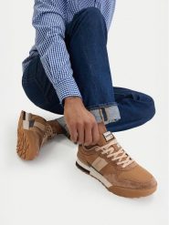 G-Star Raw Sneakersy EO-MILAN-01 Brązowy. Brązowe buty sportowe casual G-Star, bez wzorów, ze skóry, bez zapięcia. Za 181.99 zł.
