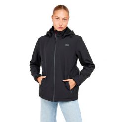 Podgrzewana kurtka softshell. Czarne kurtki G-HEAT, na zimę, m, bez wzorów, z softshellu, bez kaptura. Za 738.65 zł.