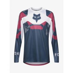 Bluza enduro męska Fox Ranger LS Jersey Tactile. Białe bluzy FOX, m, bez wzorów, z jersey, bez kaptura. Za 247.49 zł.