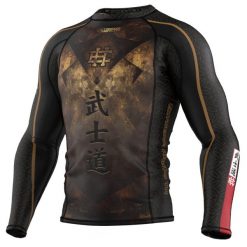 Koszulka sportowa męska Rashguard do MMA EXTREME HOBBY BUSHIDO. Czarne bielizna termoaktywna EXTREME HOBBY, m, bez wzorów, z bawełny, bez ramiączek, na fitness i siłownię. Za 209.00 zł.