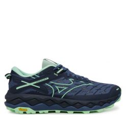 Buty do biegania Mizuno. Niebieskie buty do biegania Mizuno, bez wzorów, bez zapięcia, do biegania, mizuno wave. Za 519.99 zł.